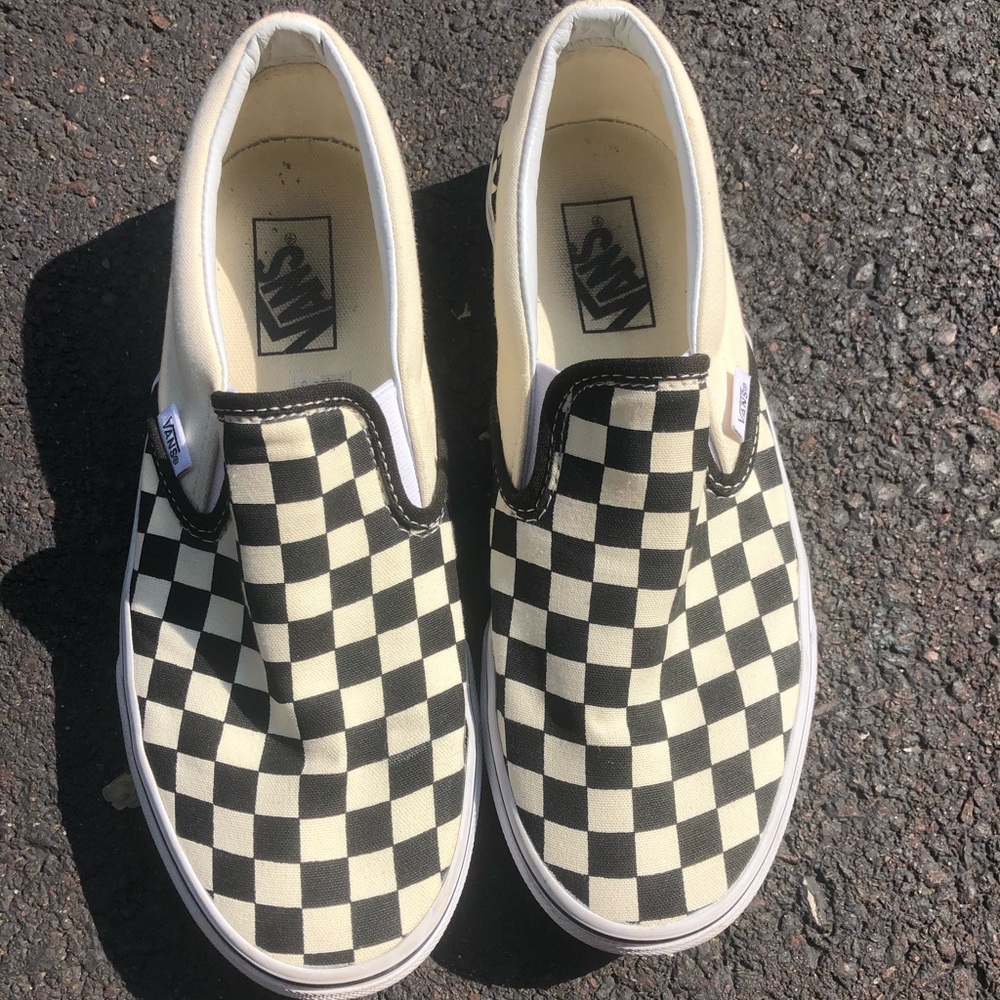 VANS checkered sneakers